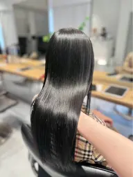 暗髪ワンカラー （就活などで暗くしたい方🤍𐙚）シャンプー➕トリートメント付き✨