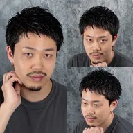 【メンズ】カット+形上記憶パーマ(毎朝のセットが楽になる!)