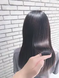 【縮毛矯正のみ🌿】カットなしで艶とまとまりをプラス💫自然な手触り✨