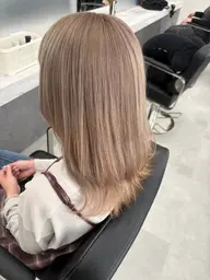 ダブルカラー➕Aujuaトリートメント➕仕上げのセット（巻き髪・ストレート）