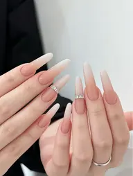 チップ長さ出しフレンチ/カラーグラ（べースカラ有リ）