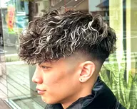 【💎ご新規様限定💎】メンズカット+スペインカール🇪🇸+ハイライト