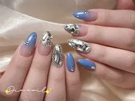 🎀持ち込みゴージャスデザイン🎀 ソフトジェルオフ追加500🎀スカルプオフ追加1100円🎀8980→7980