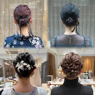 ⟡.シニヨンヘアセット.⟡