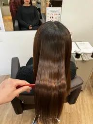 【髪のお悩み解消】髪質改善カラー×うる艶ストレート