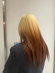 ブリーチデザインカラー+トリートメント🫧