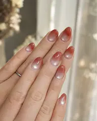 グラデーション x マグネットネイル✨