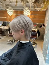 メンズ抜きっぱなし全頭ブリーチ