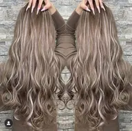 🔴【最安値‼️胸下以上の長さ】最高級シールエクステ60本+ブリーチ+カラー+トリートメント+ケアカット🌈