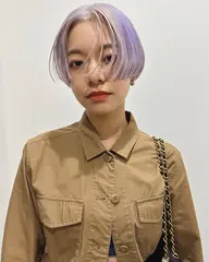 カット+ケアブリーチトリプルカラー+ファイバープレックストリートメント(ブリーチ2回)