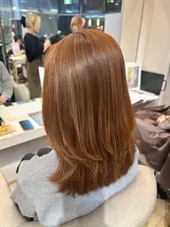 【ヘナを知りたい方】1色で全体を綺麗に染めていきます。ヘナの効果を感じながら初めての方でも簡単に始められるメニューです