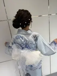 🎀꙳.浴衣着付け＋ヘアセット🌸🎀🩷かなりご予約埋まりやすい為早めのご予約をお願いします💓‪
