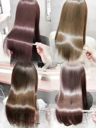 何度染めても【ノーダメージ】🪄︎︎✨️''業界最高峰''オイルグロスカラー+韓国式水トリートメント+トレンドカット🎀