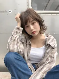 似合わせカット+美髪カラー+Aujua4stepTR