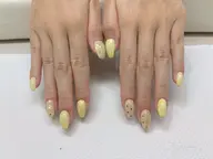 ワンカラー+4本アート🐥【オフなし】