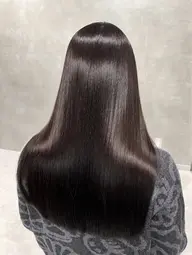 うる艶カラー✨ + トリートメント🫧🩵韓国風巻き付き♩