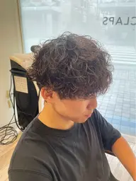 [オシャレな雰囲気に❗️]カット&シャドウパーマ