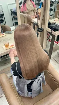#メンテナンスカット➕#ブリーチなしダブルカラー❤️🔥➕3stepトリートメント