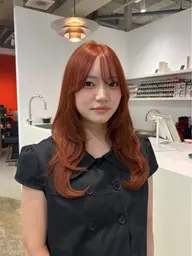 【U24限定🫧】カット+暖色ダブルカラー+2ステップトリートメント❤️🧡