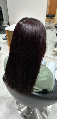 【☆注目☆】ツヤ髪カラー+ダメージレスTR+ヘッドスパ *白髪染め可