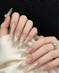 【HAND】チップ長さ出し10本+持ち込みデザイン10本