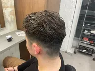 🧔🏻♂️メンズカット+ポイントパーマ+眉毛カット