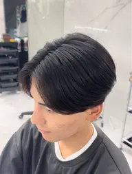 ✂️似合わせメンズカット+全体縮毛矯正+トリートメント