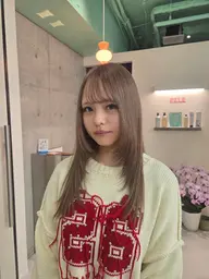 ダブルカラー+トリートメント🌈(ブリーチ1回+カラー)