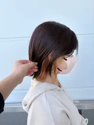 【インナー】or【イヤリングカラー】+【全体カラー】