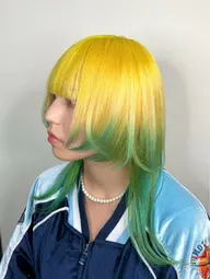 【✨ミニモ期間限定✨】［ウルフカット+Wカラー（ブリーチ込み）+シルクTR］