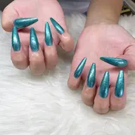 【HAND】長さ出し10本+ワンカラー/ラメ/ラメグラ