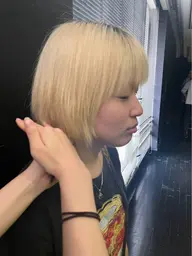 ⭐️ブロンド限定⭐️ブリーチリタッチのみ（ムラシャン仕上げ）