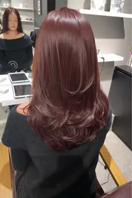 【理想の艶髪へ】カット+髪質改善カラー