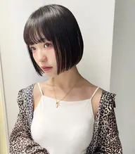 ✨☔️梅雨におすすめ☔️✨ 似合わせボブカット+縮毛矯正🫧自然にまとまるボブ大人気です✨(美髪矯正)