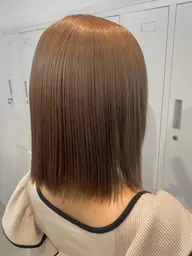 【ご来店時に選べる】ダブルカラー(ブリーチありorなし)+艶TR