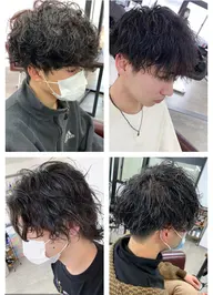 【💎メンズ限定💎】ツイスト/スパイラル/波巻きパーマ+似合わせカット¥15400