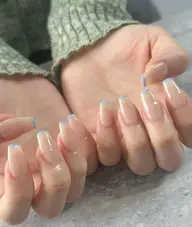 カラーフレンチネイル💅