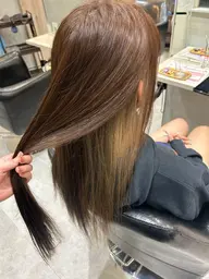 インナーカラー(ブリーチあり)➕カラー➕4stepトリートメント