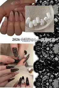 レースネイル🌟持ち込みデザインokパーツ付け放題★フィルイン対応★オフ.ケア込み