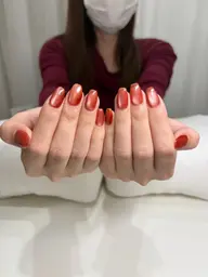 マグネット(ジェルオフ込み)♡チップ長さだし1本プラス¥400-♡亀裂補強1本プラス¥300-♡