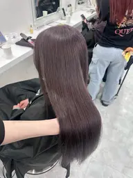 【🥣ケアブリーチ使用🥣】ダメージ94%減🤍傷みを抑えて淡髪に🤍ブリーチありWカラー+トリートメント+お仕上げ付