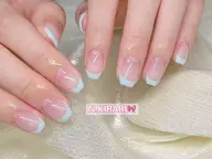 🌸🌸カラーフレンチ(ベースカラーあり)🌸🌸オフ+500円