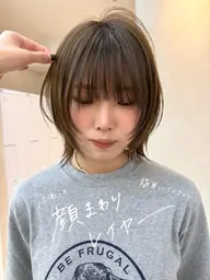 レイヤーボブカット+トリートメント🫧