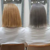 【ブリーチは根本だけでいい方🎗️】ブリーチリタッチ&オンカラー&クイックトリートメント