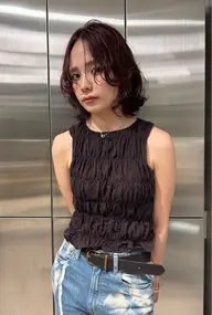 ダブルカラー ヘアスタイリング