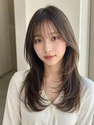 前髪パーマor前髪ストレート+カット🌟　¥8800【恵比寿/代官山】