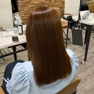 🍊暖色カラーモデル🍊ミニモ限定平日20時半​〜​募集中です✨トリートメント付き艶感カラーお任せください🎶
