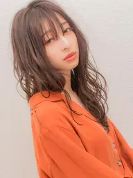 💚ダメージレス💚魔法の小顔カット+コスメ水パーマ+濃密うるうるトリートメント《ロング料金無し》
