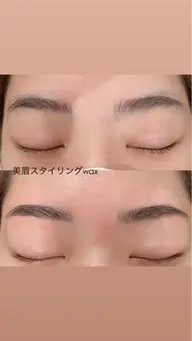 垢抜け美眉へ★【アイブロウ】美眉毛wax(眉周り産毛除去)¥3,980