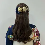 ¥3850【ハーフアップ】